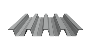 Профлист Н-75 750/800 мм х 0,85 мм (оцинкованный)