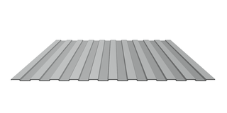 Профлист С-8 1150/1200 мм х 0,5 мм (оцинкованный)