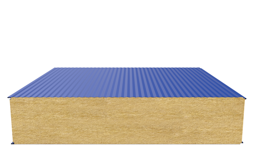 Стеновая сэндвич-панель (минеральная вата) 300 мм х 1190 мм (Волна)