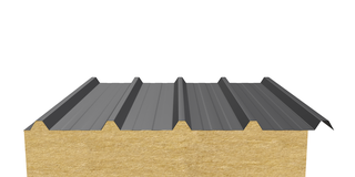 Кровельная сэндвич-панель (минеральная вата) 180 мм х 1000 мм